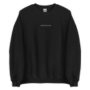 Come As You Are - Embroidered Crew Sweatshirt