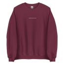 Come As You Are - Embroidered Crew Sweatshirt