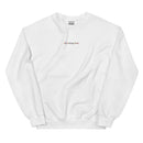 All Belong Here - Embroidered Crew Sweatshirt